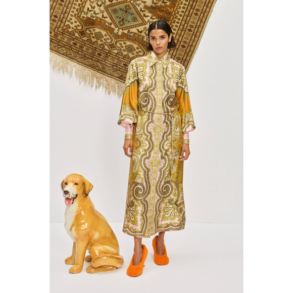 Alemais Clemenza Silk Shirtdress US 8 - Picture 5 of 9